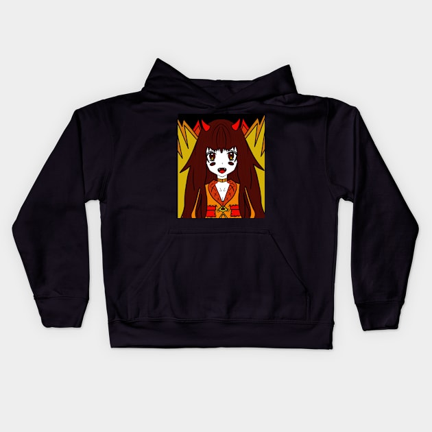 halloweenH Kids Hoodie by Lin Watchorn 